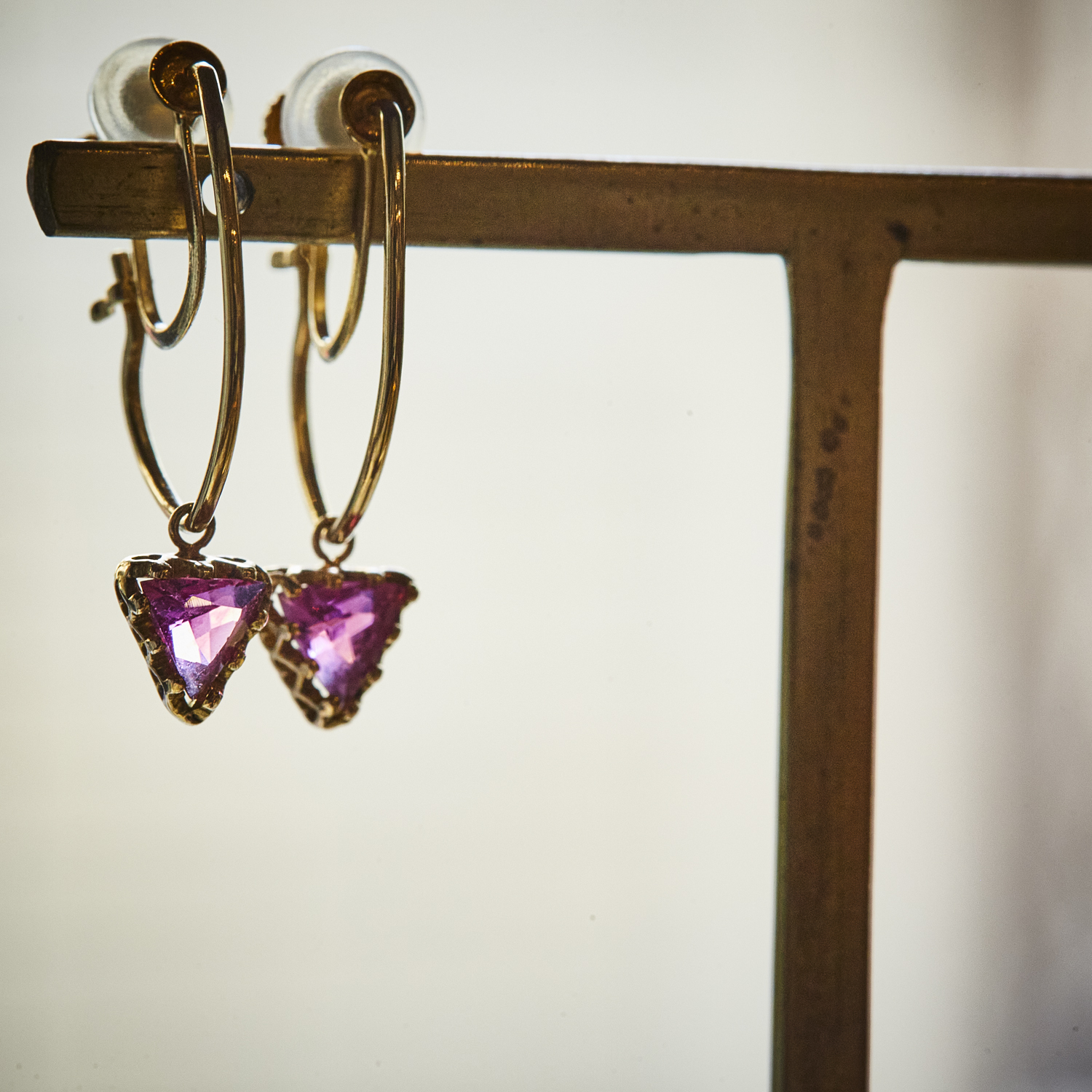 Jewel Pierce parts ( Pink Torumaline ) / 1911-001