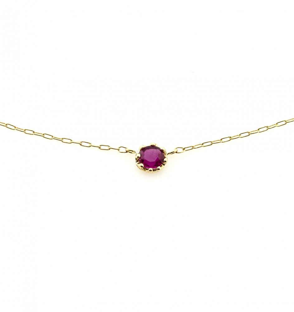 float necklace Ruby / 1811-030