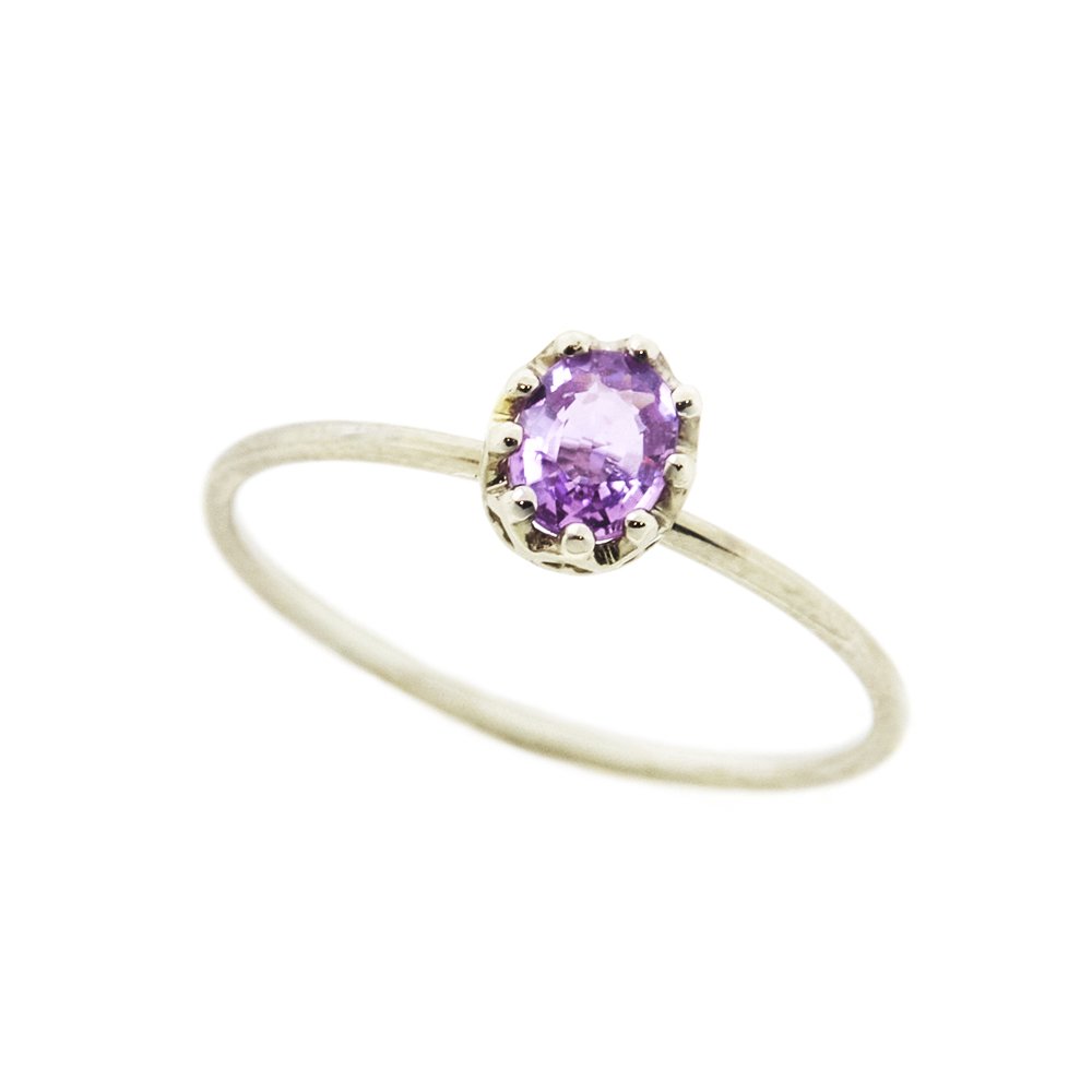 float ring Pink Sapphire / 1912-025