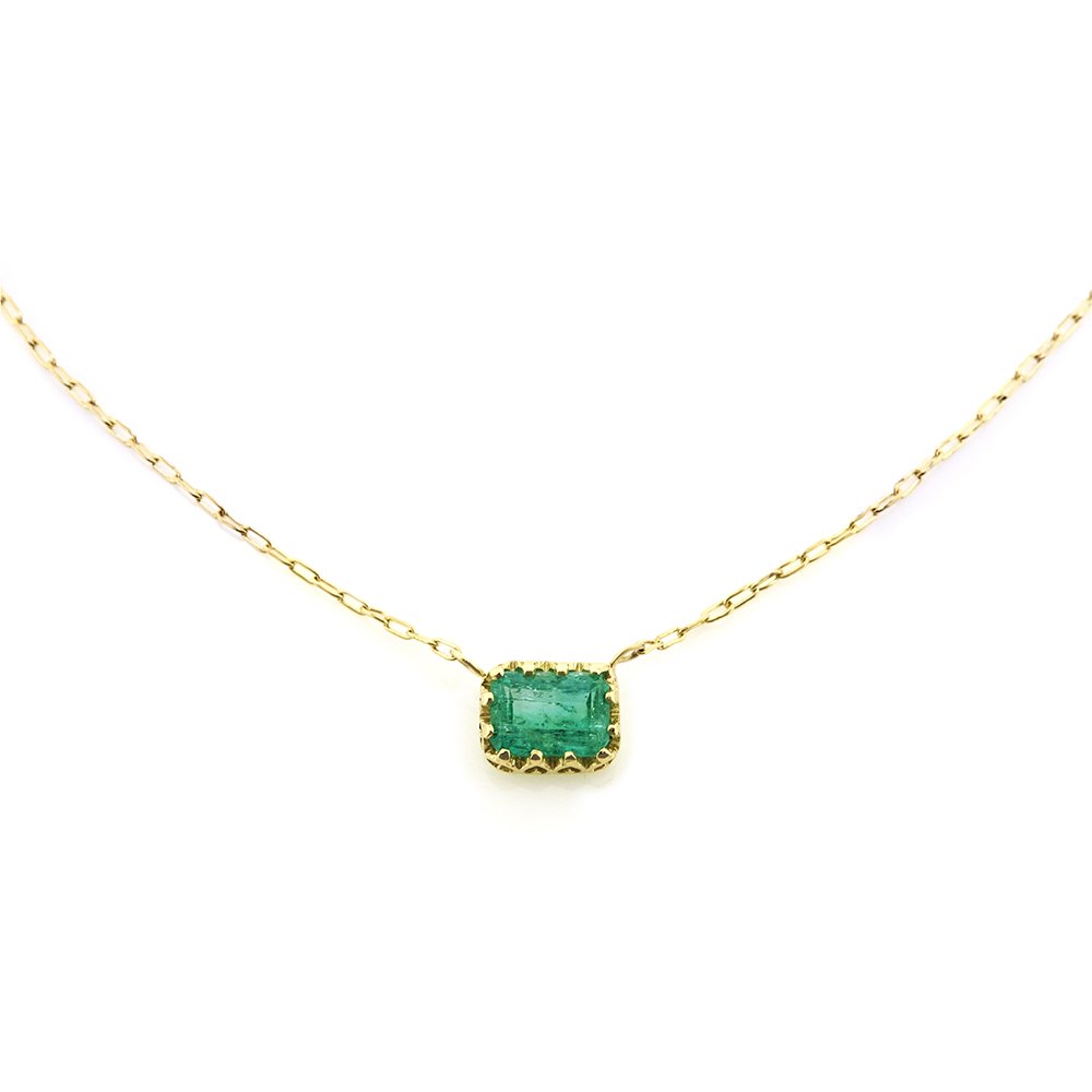 float necklace Emerald/ 2004-005