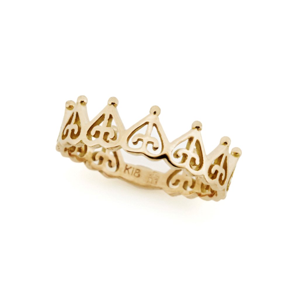 ORDER crown pinky ring K18PG