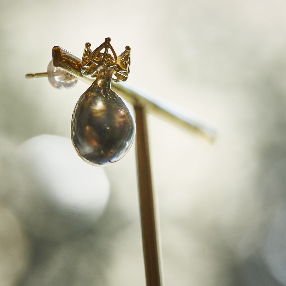 crown pearl pierce /2005-014