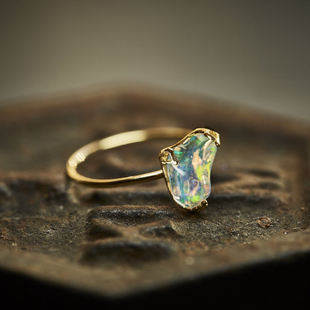 Deformed Opal ring / 2102-009
