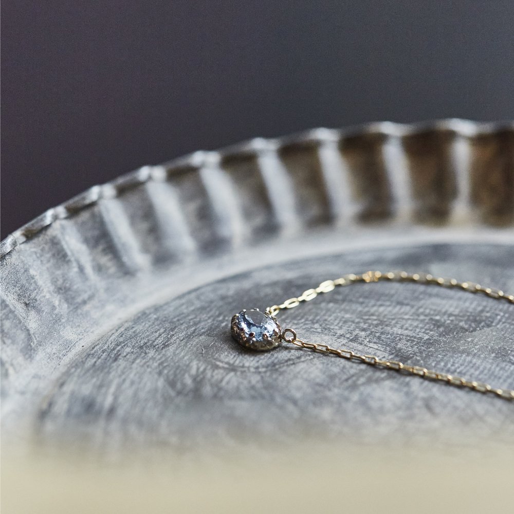 float necklace Aquamarine /2103-008