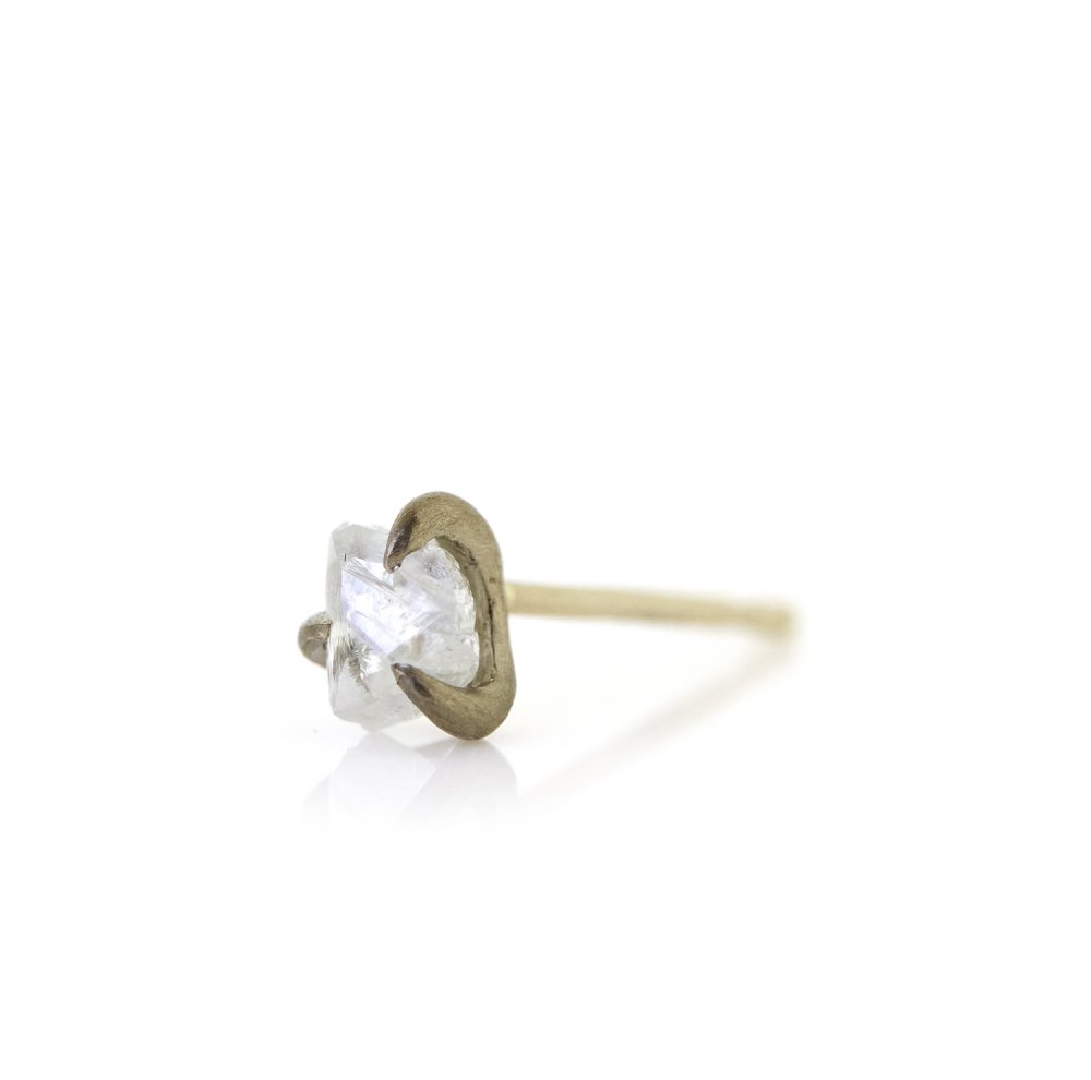 rough diamond studded pierce/2106-007
