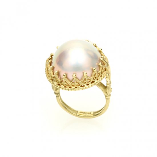 Mabe Pearl Ring K18GG/1211-002