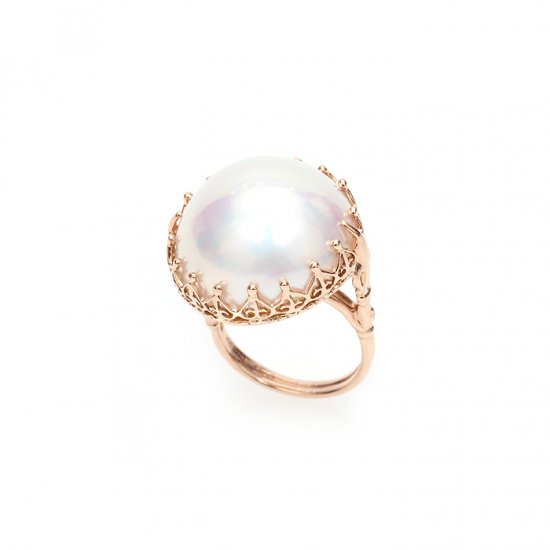 Mabe Pearl Ring K18PG/1301-009