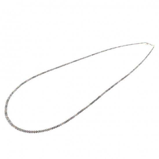 Gray Diamond Long Necklace / 1407-014