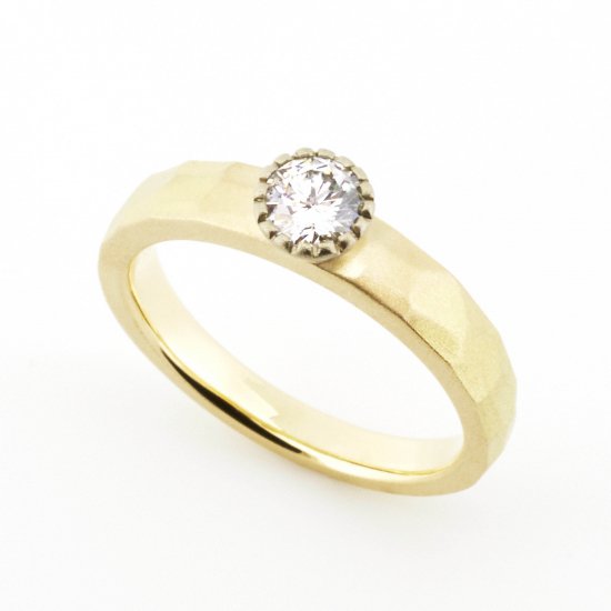 mill Diamond Cut Ring/1508-003