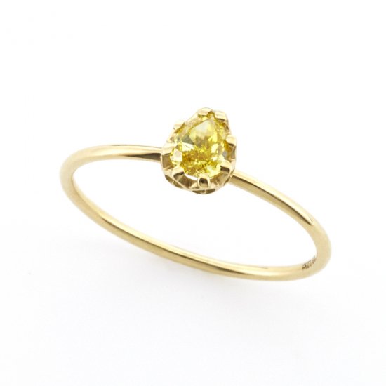 float ring fancy yellow Diamond / 1510-001