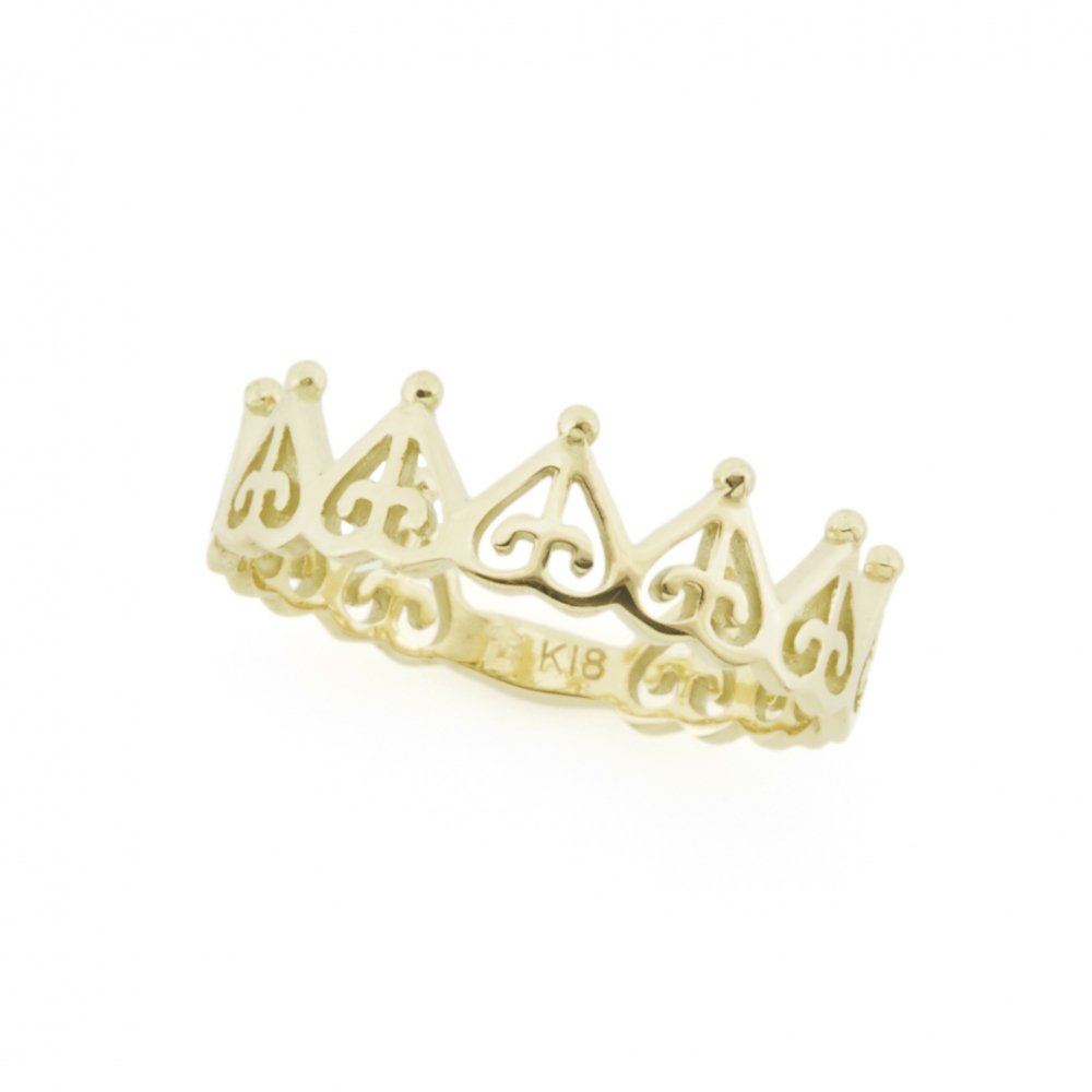 crown ring K18YG / 2101-003