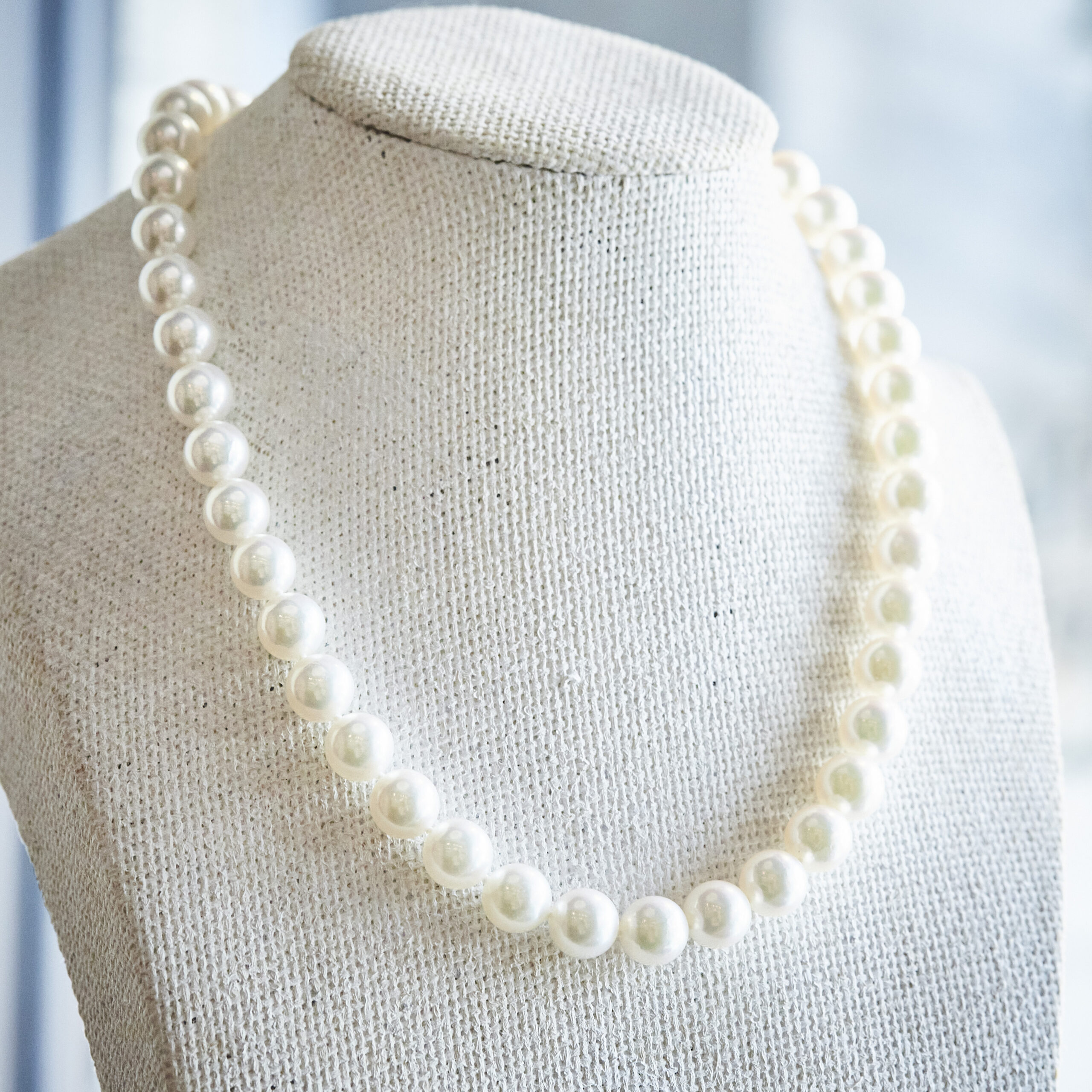 Link Akoya Pearl Necklace / 41cm / 2404-002
