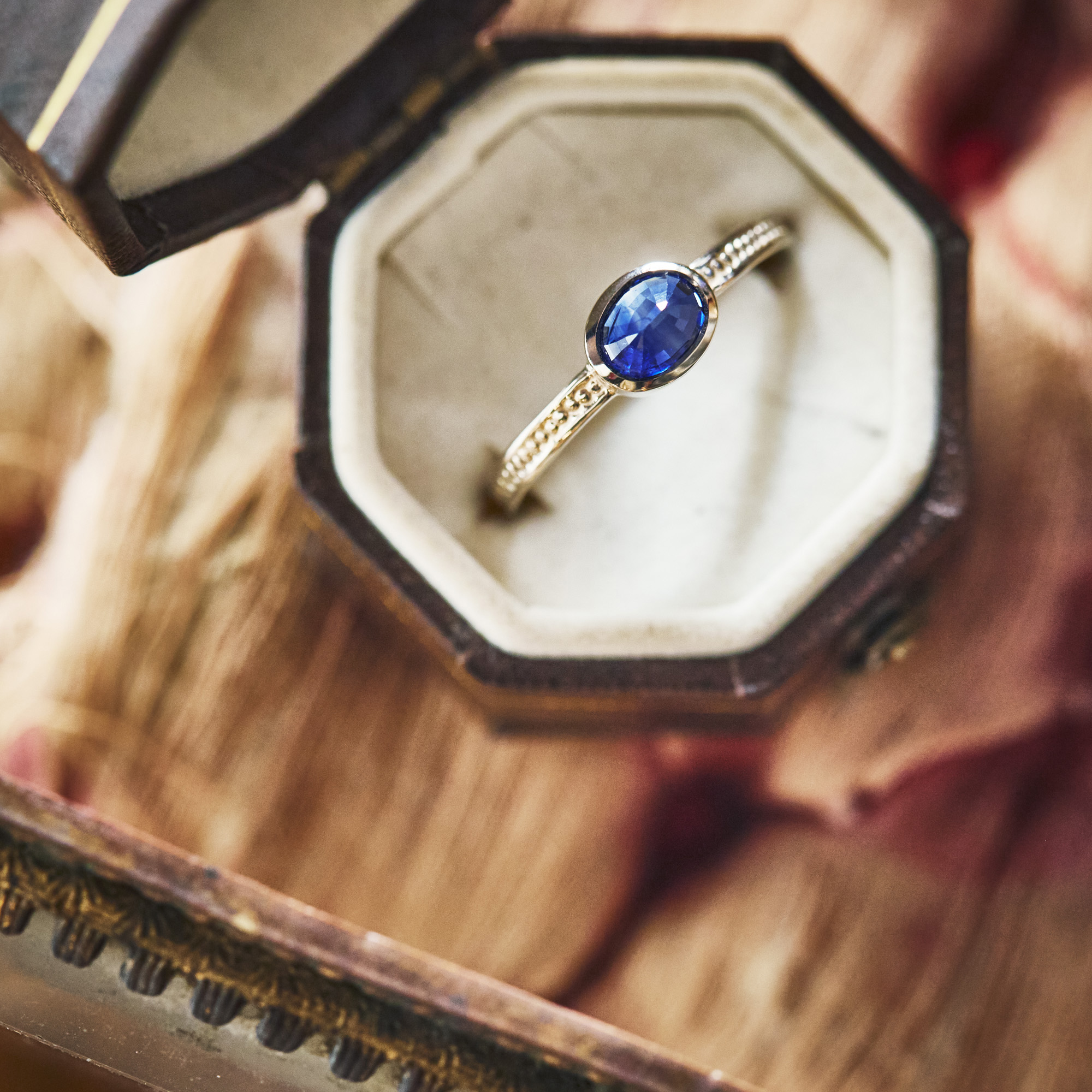 mill ring with Sapphire / 2603-030
