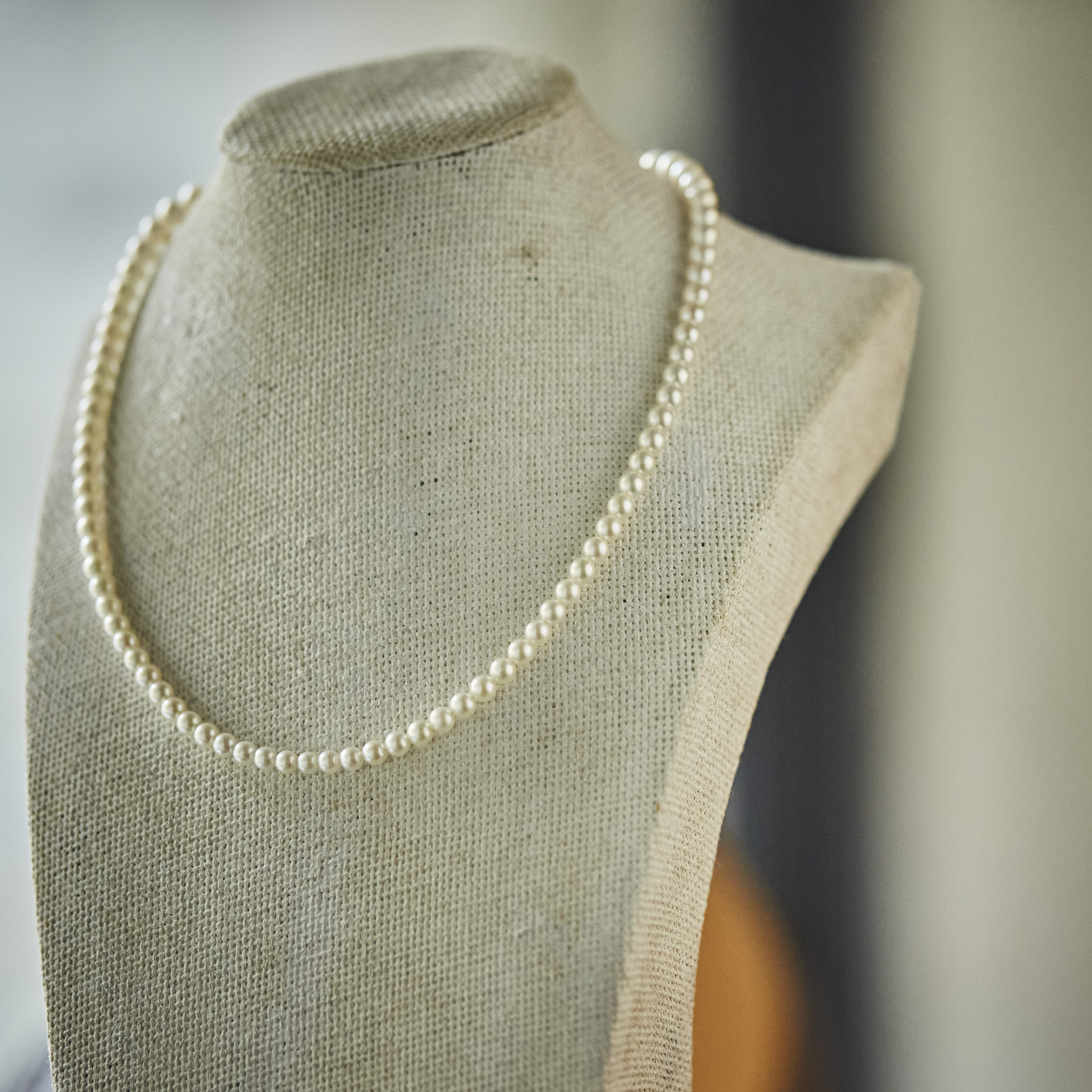 Link Akoya Pearl necklace / gradation / 2608-020